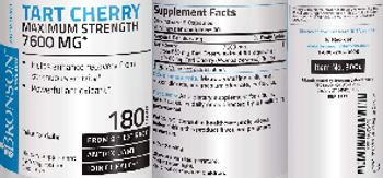 Bronson Nutrition Tart Cherry Maximum Strength 7600 mg - supplement