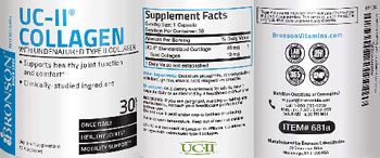 Bronson Nutrition UC-II Collagen with Undenatured Type II Collagen - supplement