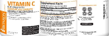 Bronson Nutrition Vitamin C Buffered with Sodium Ascorbate 1000 mg - supplement