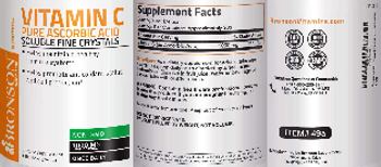 Bronson Nutrition Vitamin C Pure Ascorbic Acid Soluble Fine Crystals 1000 mg - supplement
