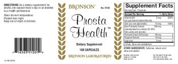 Bronson Laboratories Prosta Health - supplement