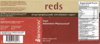 Bronson Reds - supplement