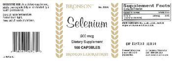 Bronson Selenium 200 mcg - supplement