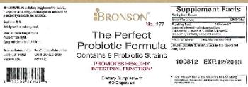 Bronson Laboratories The Perfect Probiotic Formula - supplement