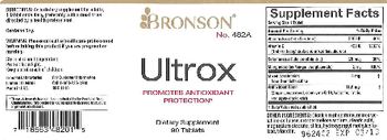 Bronson Ultrox - supplement