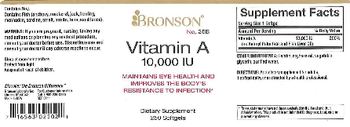 Bronson Vitamin A 10,000 IU - supplement