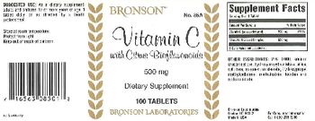 Bronson Vitamin C With Citrus Bioflavonoids 500 mg - supplement