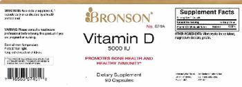 Bronson VItamin D 5000 IU - supplement