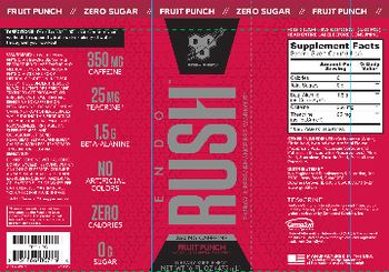 BSN Endo Rush Fruit Punch - supplement