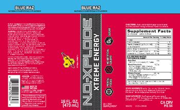 BSN N.O.-XPLODE Blue Raz - supplement