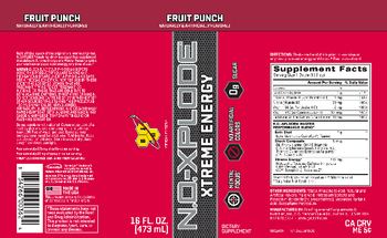 BSN N.O.-Xplode Fruit Punch - supplement
