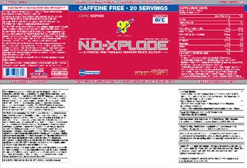 BSN N.O.-Xplode Fruit Punch Caffeine Free - supplement