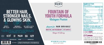 BUBS Naturals Fountain of Youth Formula Maqui Berry - supplement