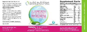 Build Nutrition Prenatal Multi Vitamin Supplement - supplement