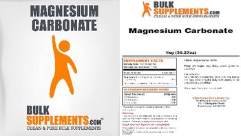 BulkSupplements.com Magnesium Carbonate - supplement