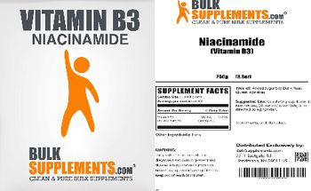 BulkSupplements.com Vitamin B3 - supplement
