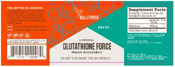 Bulletproof Glutathione Force - supplement