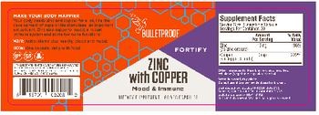 Bulletproof Zinc with Copper - supplement