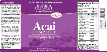 Buried Treasure Acai Complete - supplement