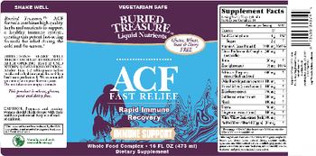 Buried Treasure ACF Fast Relief - supplement