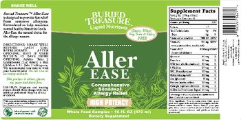 Buried Treasure Aller Ease High Potency - supplement