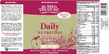 Buried Treasure Daily Nutrition High Potency - supplement