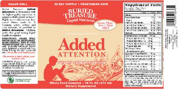 Buried Treasure Liquid Nutrients Added Attention - supplement