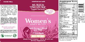 Buried Treasure Women's Daily Multi - supplement