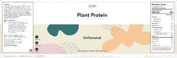 C/o Plant Protein Unflavored - supplement
