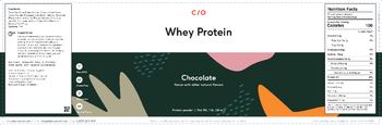 C/o Whey Protein Chocolate - protein powder
