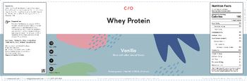 C/o Whey Protein Vanilla - protein powder