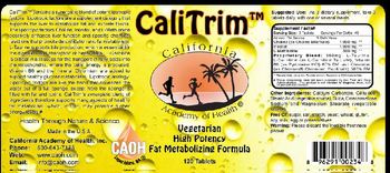 California Academy Of Health CaliTrim - supplement