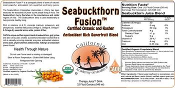 California Academy Of Health Seabuckthorn Fusion - 