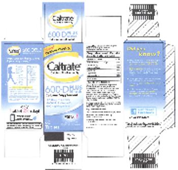 Caltrate 600+D Plus Minerals - calcium supplement