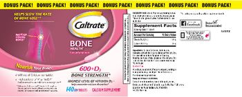 Caltrate Caltrate 600+D3 - calcium supplement
