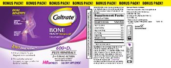 Caltrate Caltrate 600+D3 Plus Minerals - calcium supplement