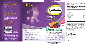 Caltrate Caltrate Chewables 600+D3 Plus Minerals - calcium supplement