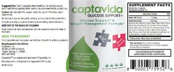Captavida Glucose Support+ - supplement