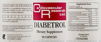Cardiovascular Research Diabetrol - supplement