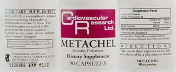 Cardiovascular Research Metachel - supplement