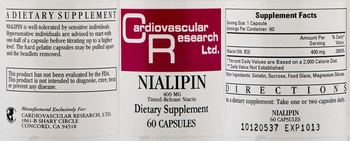 Cardiovascular Research Nialipin - supplement