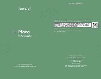 Care/of + Maca - supplement