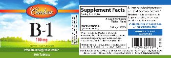 Carlson B-1 100 mg - supplement