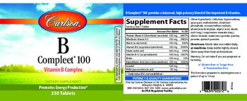 Carlson B Compleet 100 - supplement