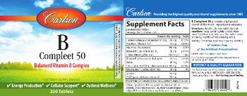 Carlson B Compleet 50 - supplement