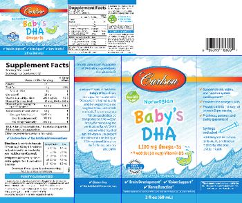 Carlson Baby's DHA Omega-3s - supplement