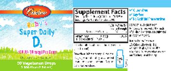 Carlson Baby's Super Daily D3 400 IU (10 mcg) - supplement