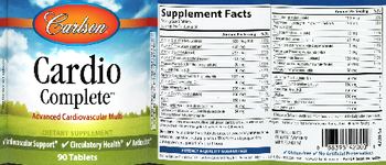 Carlson Cardio Complete - supplement