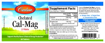 Carlson Chelated Cal-Mag - supplement