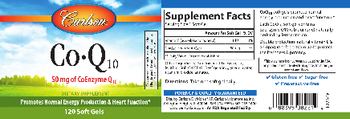 Carlson Co-Q10 - supplement